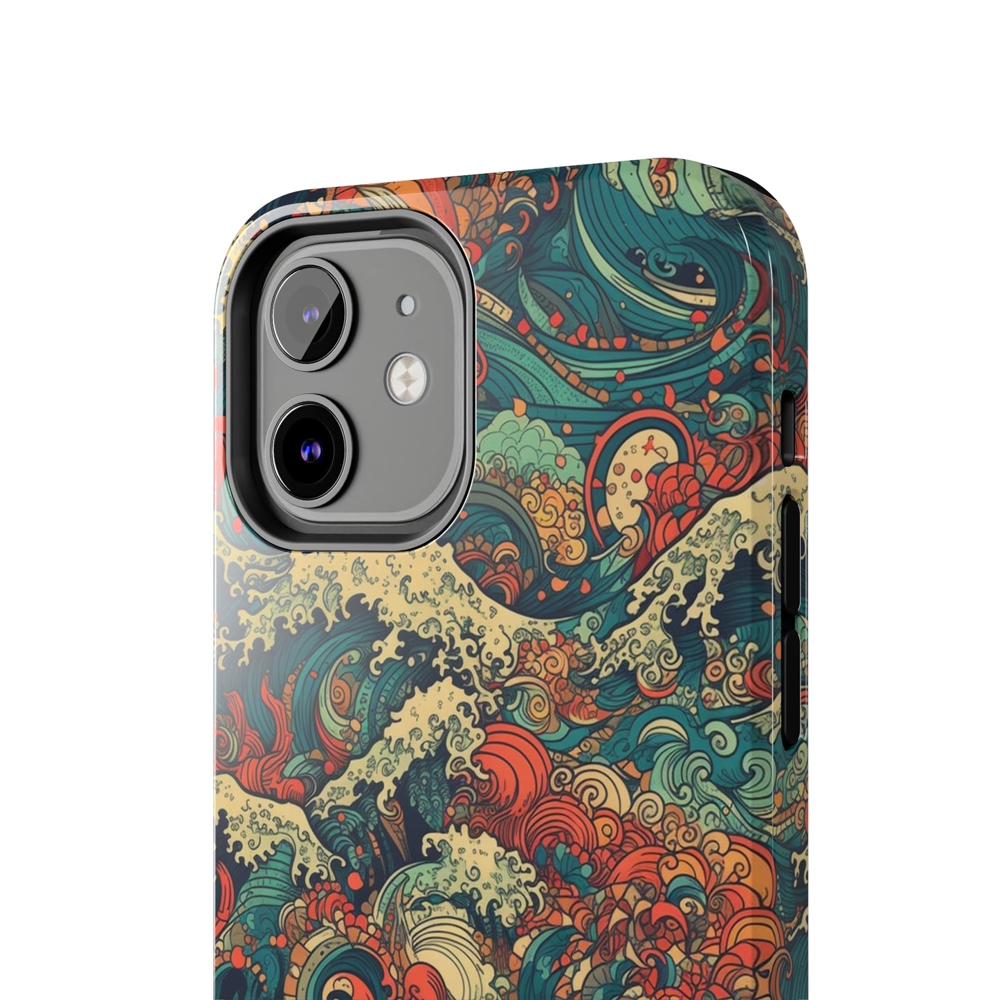 Multi-Hued Swirls - Wave of Colors - Tough Phone Case