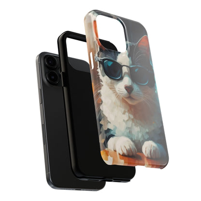 CoolCat Dinner Date Tough Phone Case