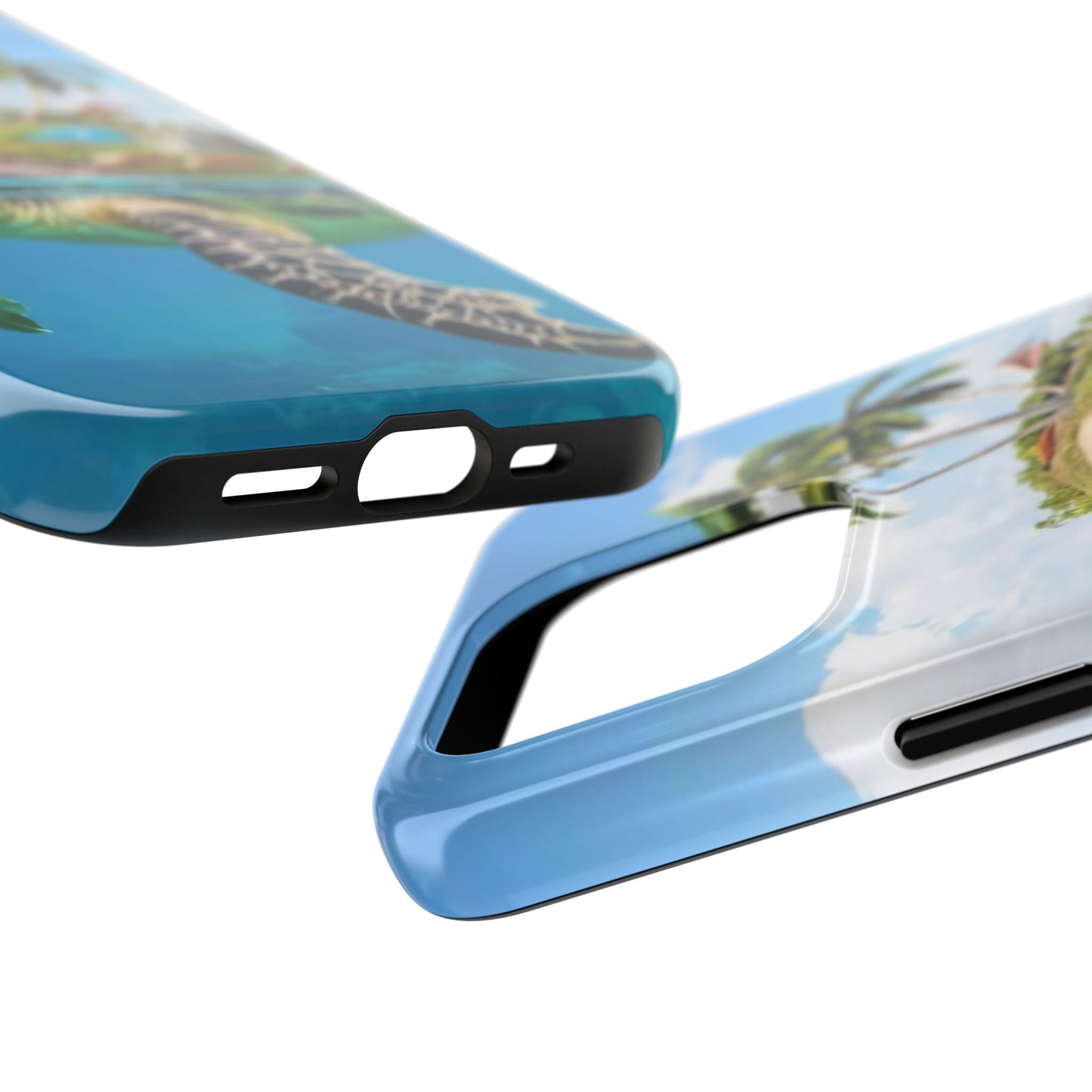 Island Turtle Ocean Adventure Tough Phone Case