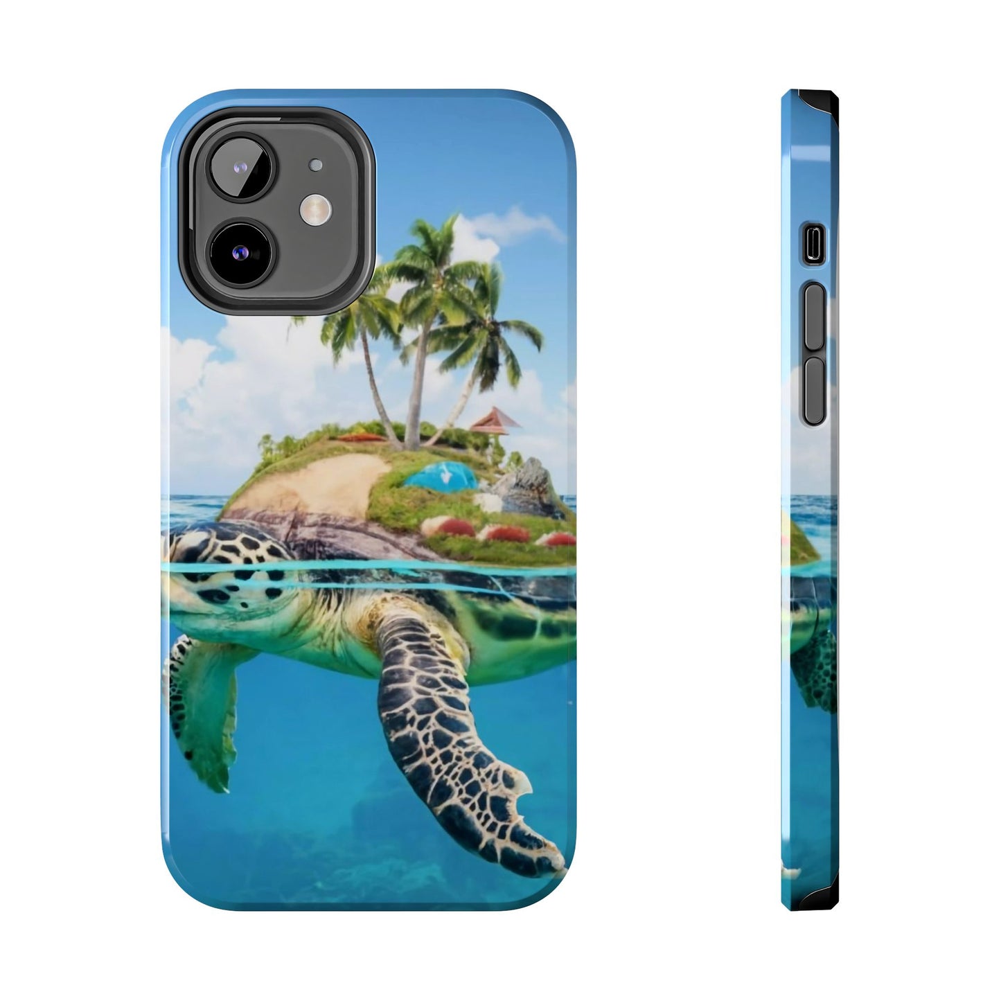 Island Turtle Ocean Adventure Tough Phone Case