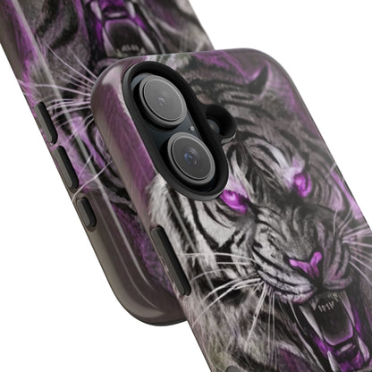 Enigmatic Hunter Tiger Sketch Tough Phone Case