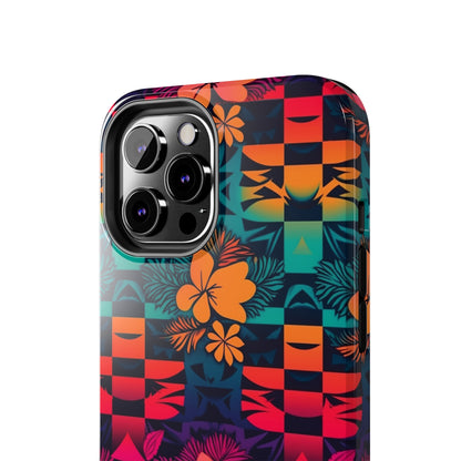 Electric Plumeria - Hawaiian Tough Phone Case