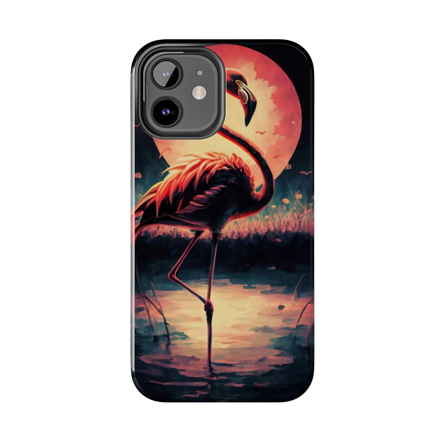 Sunset Flamingo Defender Case
