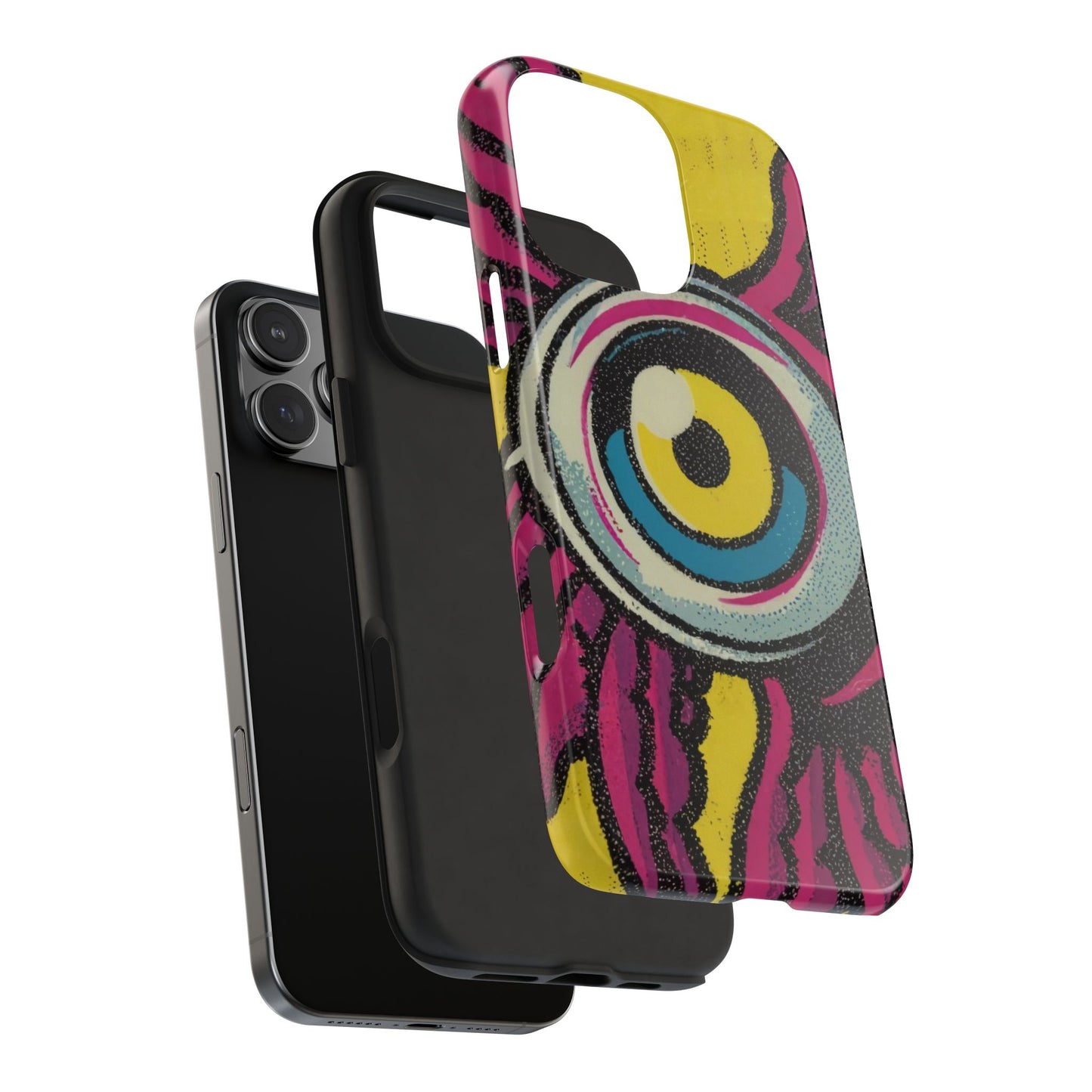 Golden Gaze Winged Eye iPhone Case