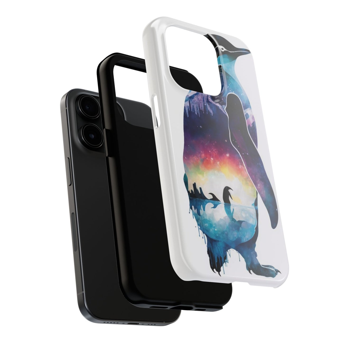 Arctic Majesty Penguin Tough Phone Case