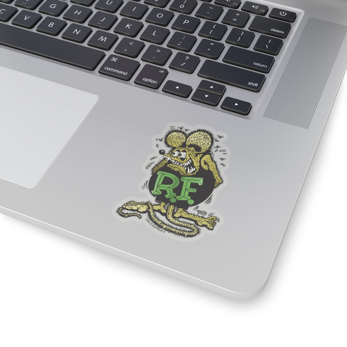 Bold Yellow & Black Rat Fink Sticker