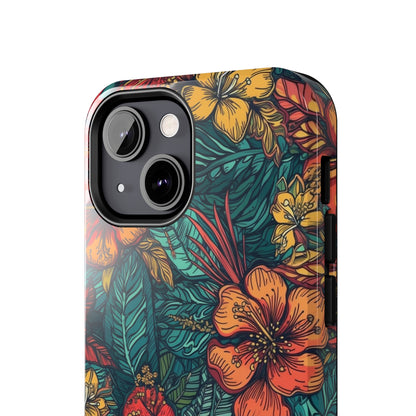 Radiant Frangipani - Hawaiian Tough Phone Case