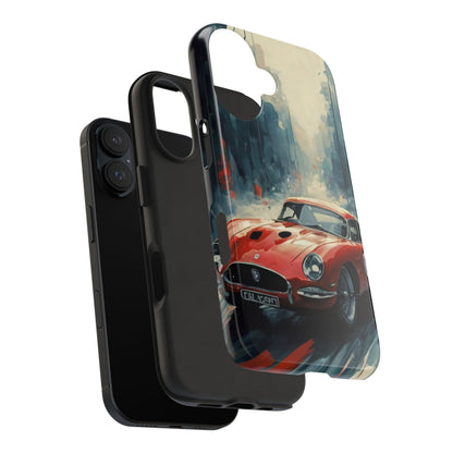 City Drive Red Sports Car Tough Phone Case