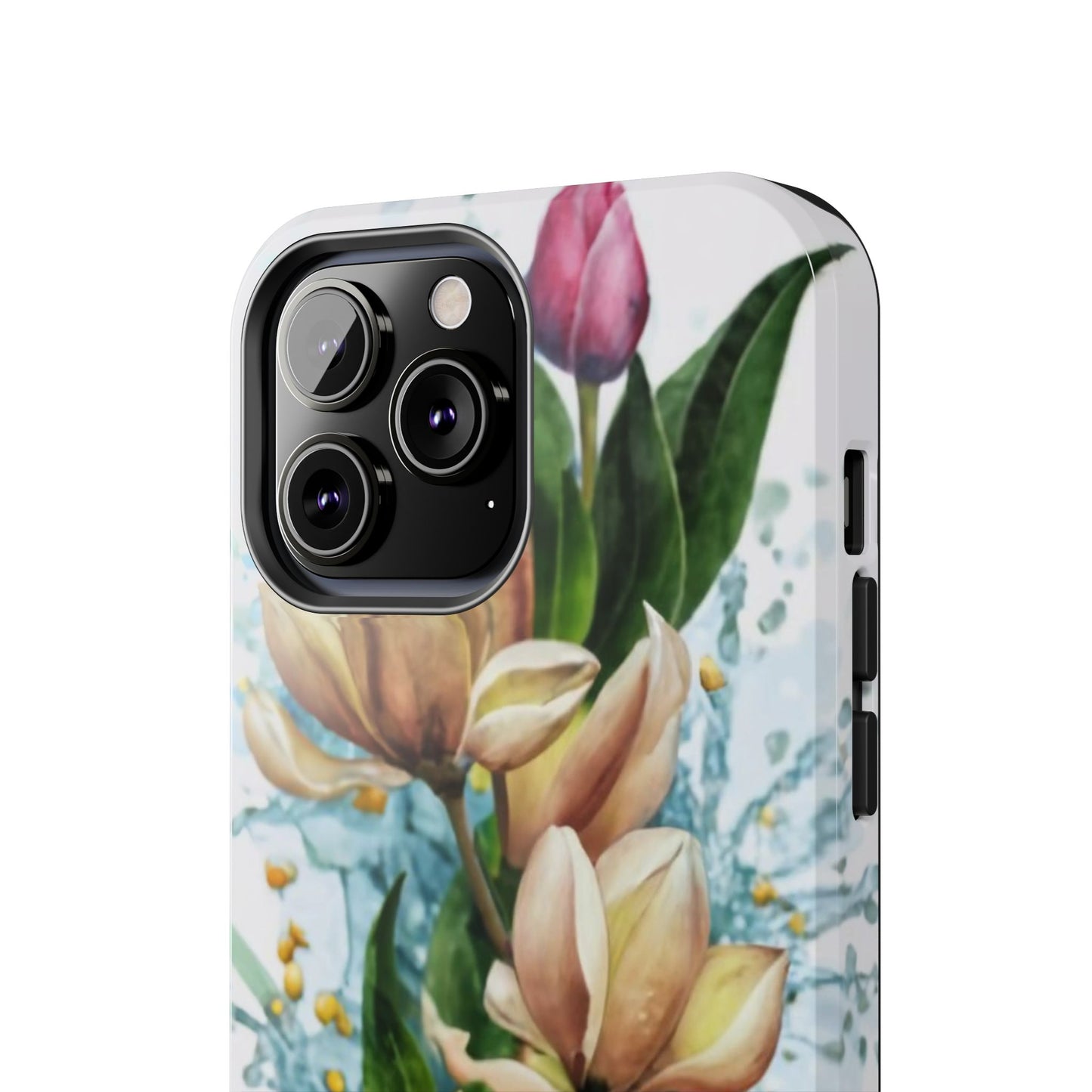 Blossom Splash Watercolor Floral Tough Phone Case