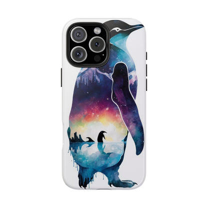 Arctic Majesty Penguin Tough Phone Case