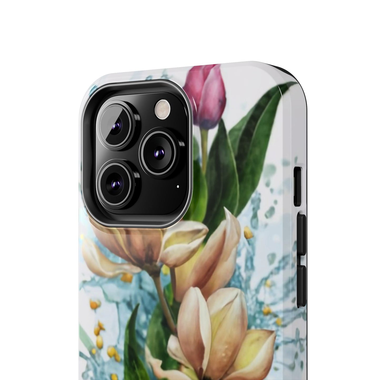 Blossom Splash Watercolor Floral Tough Phone Case