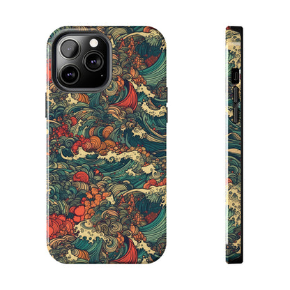 Electric Ocean - Wave of Colors - Tough Phone Cases