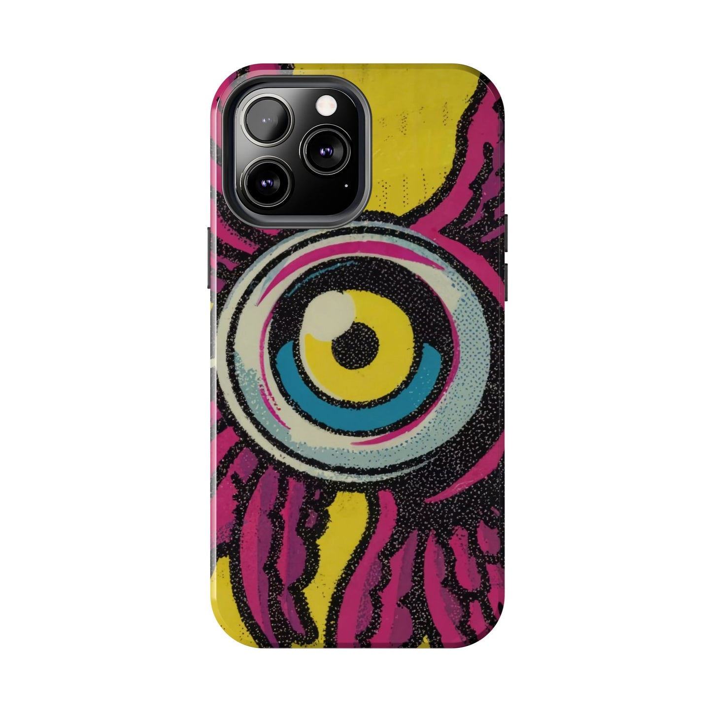 Golden Gaze Winged Eye iPhone Case