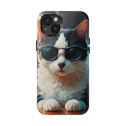 CoolCat Dinner Date Tough Phone Case