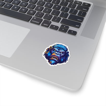 Blue Fury Yeti Vinyl Sticker