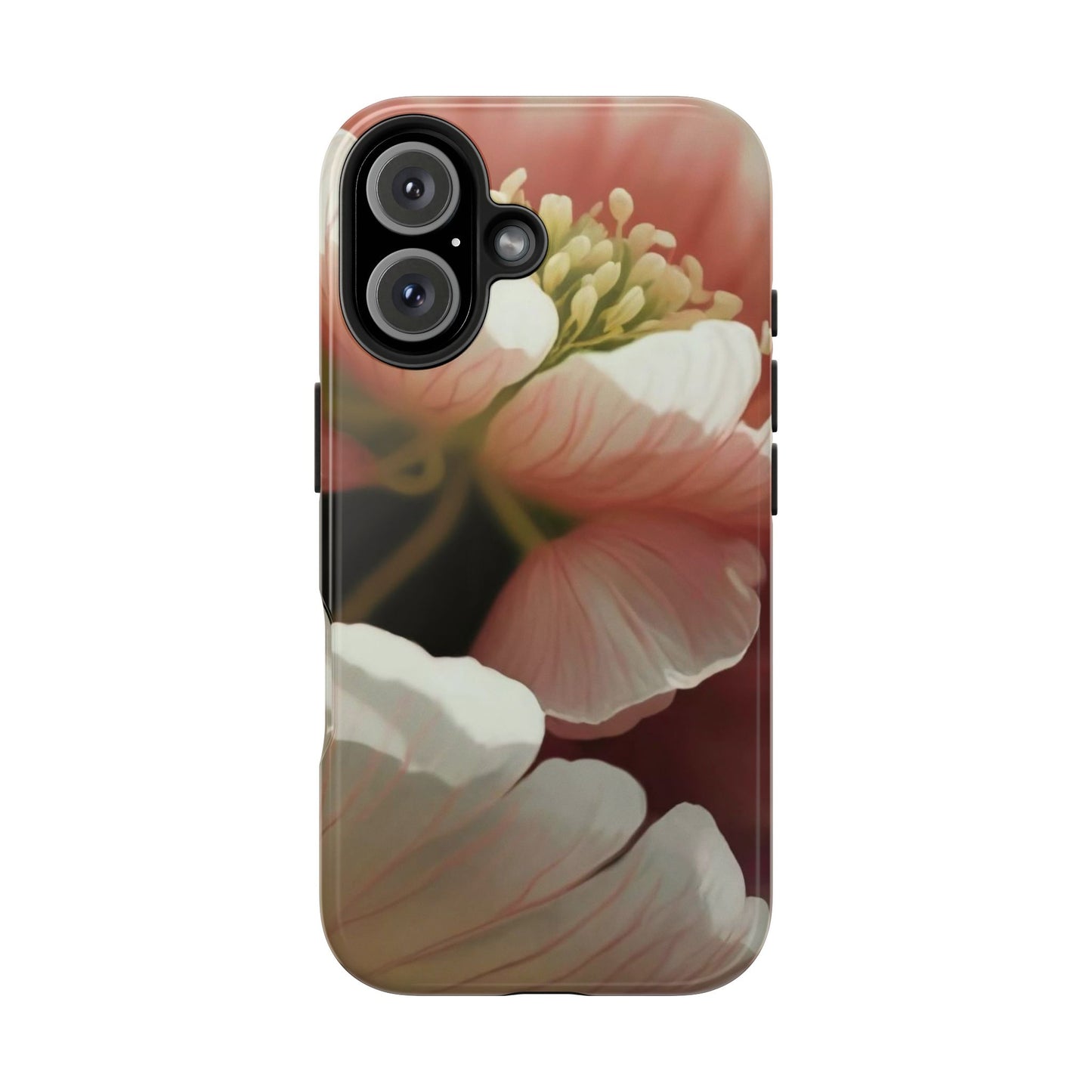 Pink Petal Watercolor Bloom Tough Phone Case