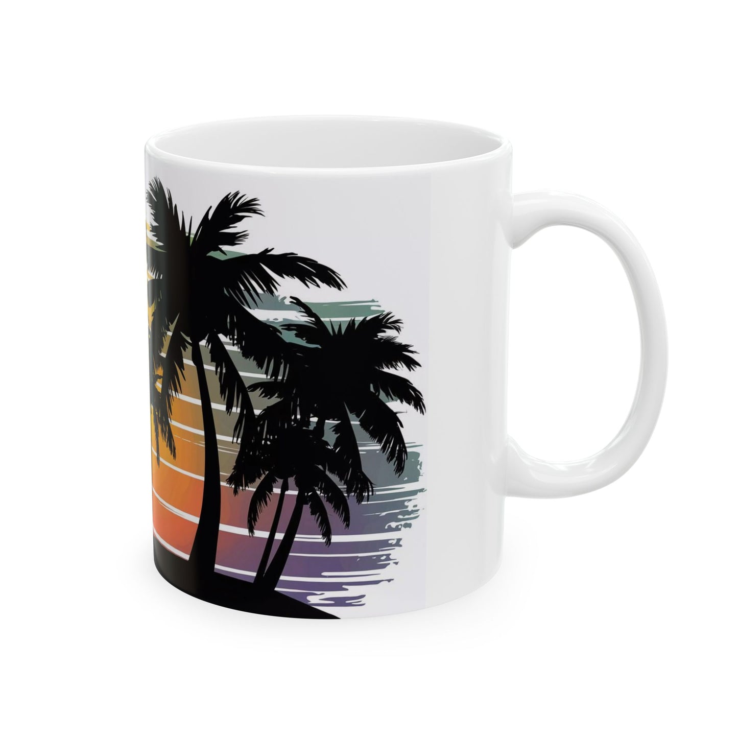 Tropical Gradient Sunset Mug