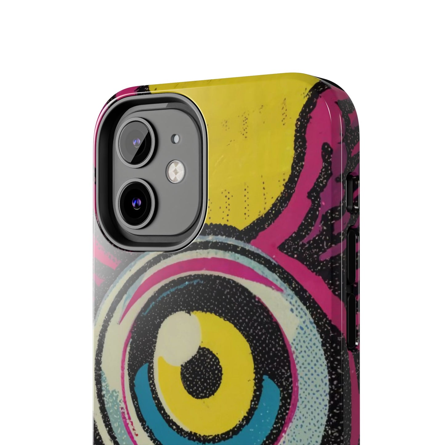 Golden Gaze Winged Eye iPhone Case