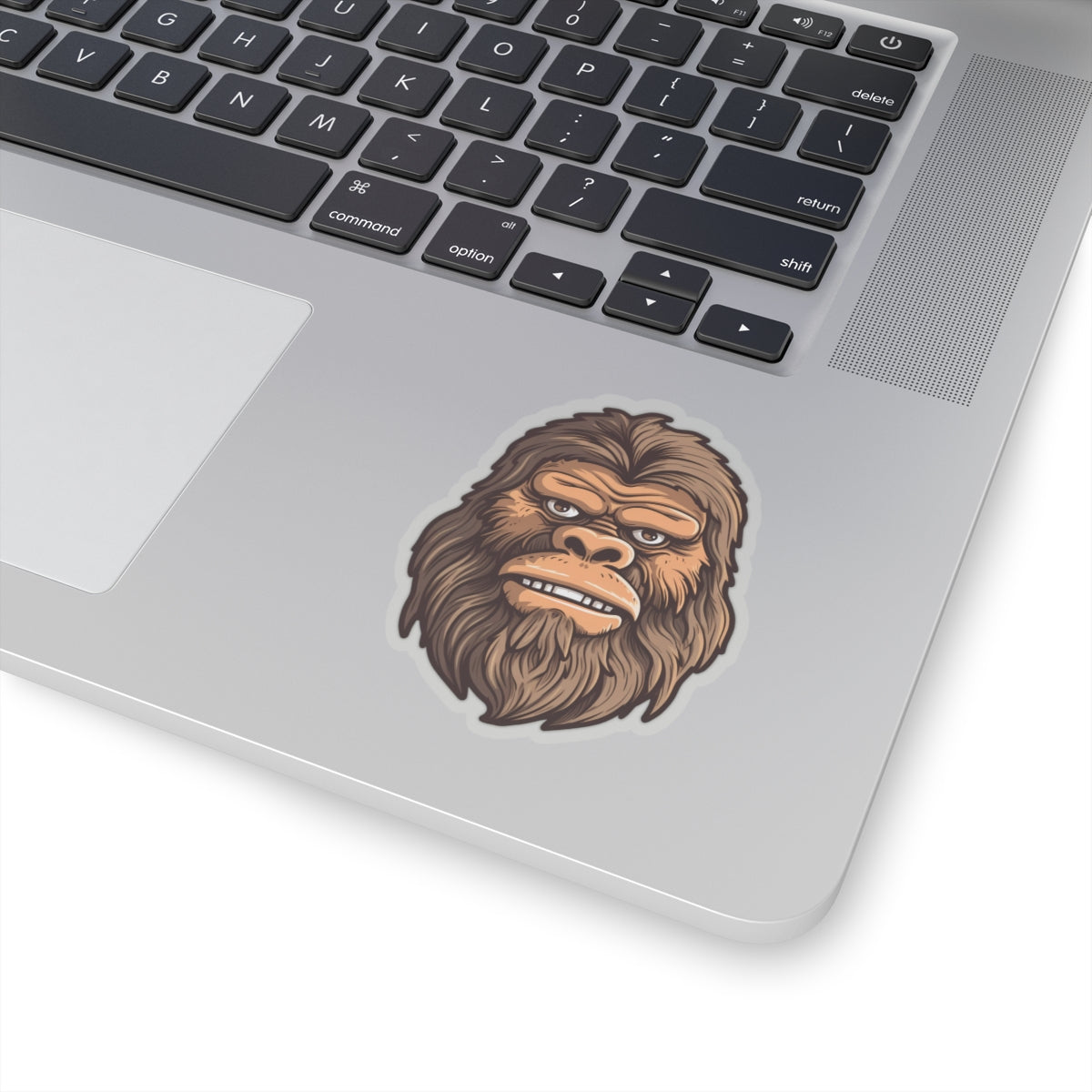 Grinning Bigfoot Charm Sticker