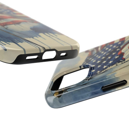 Tattered Glory American Flag Tough Phone Case