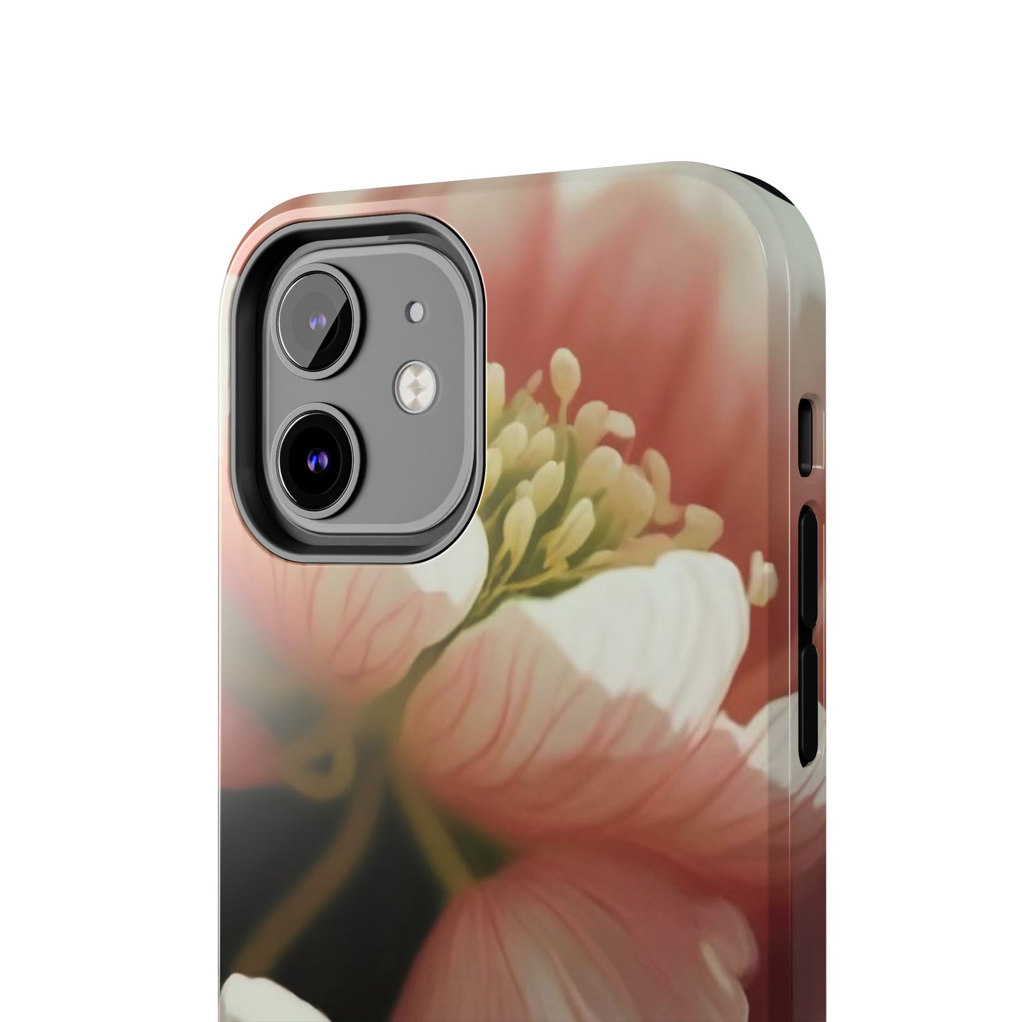 Pink Petal Watercolor Bloom Tough Phone Case