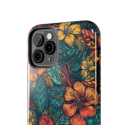 Radiant Frangipani - Hawaiian Tough Phone Case