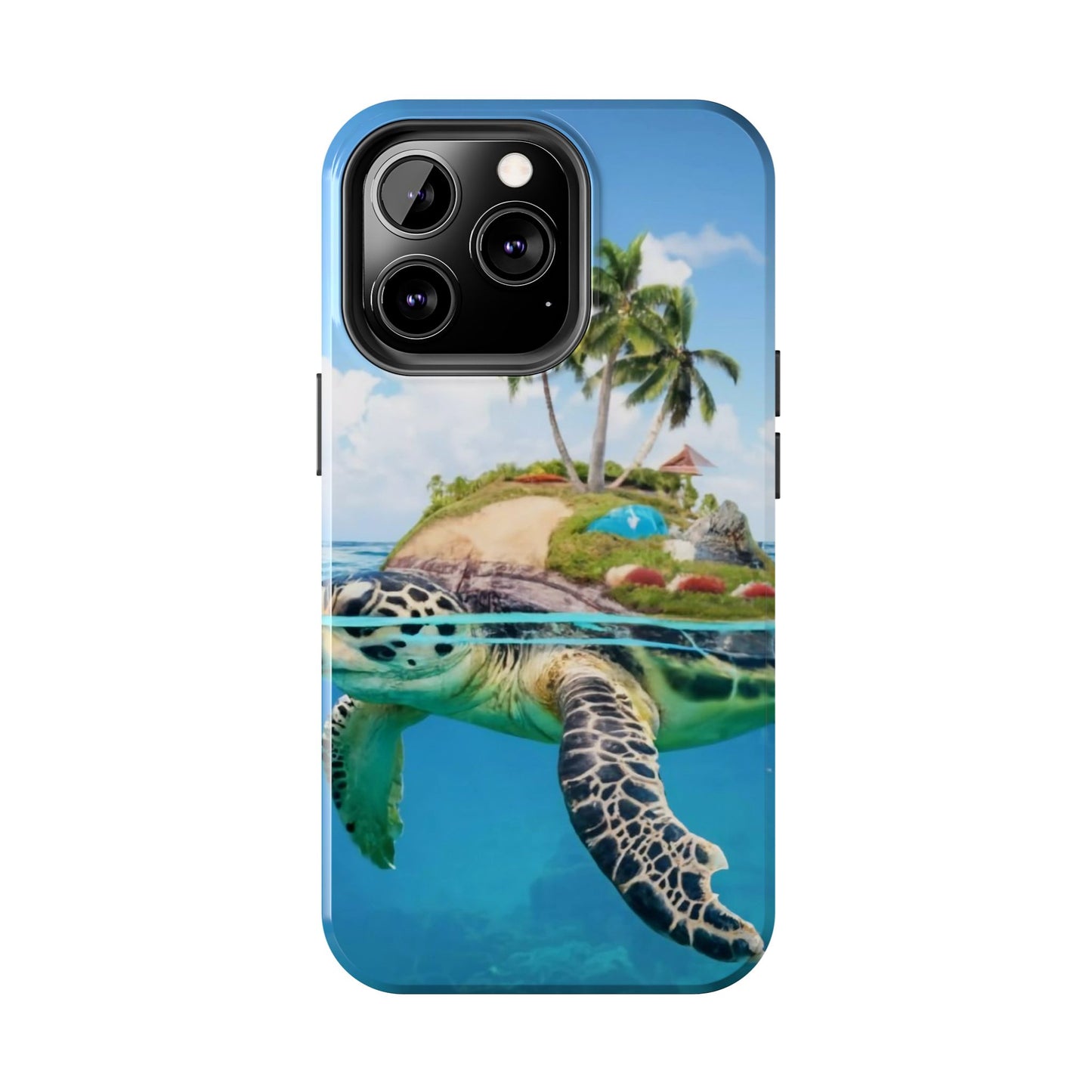 Island Turtle Ocean Adventure Tough Phone Case