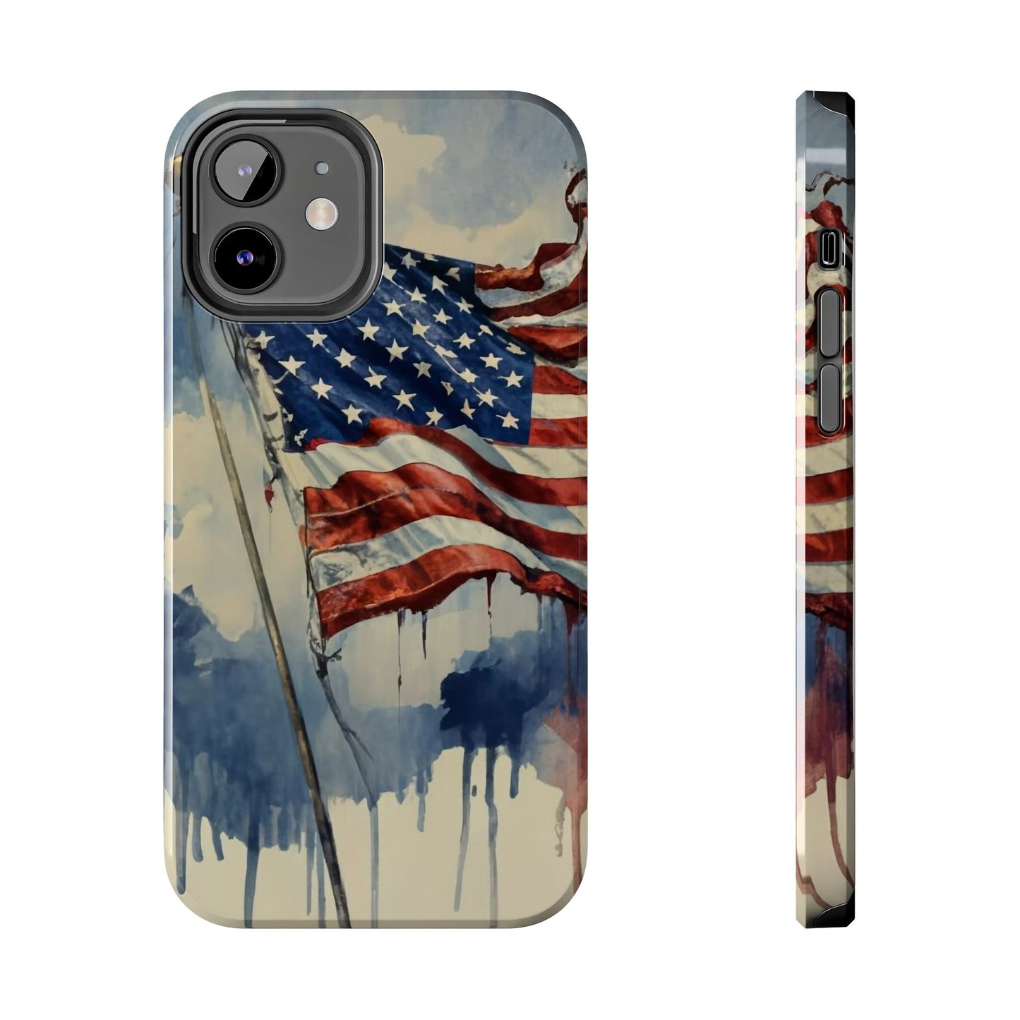 Tattered Glory American Flag Tough Phone Case