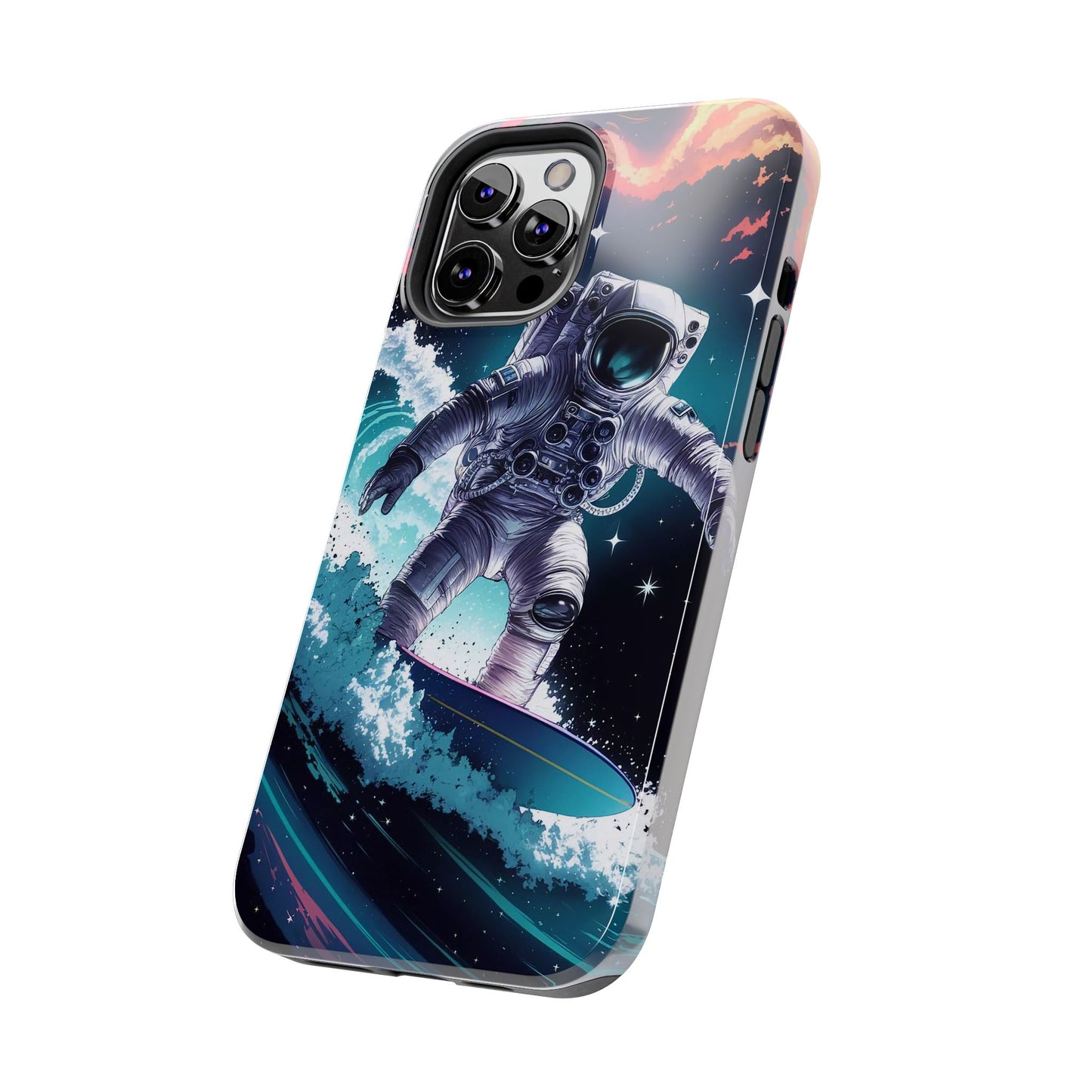 Space Surfer Astronaut Adventure Tough Phone Case