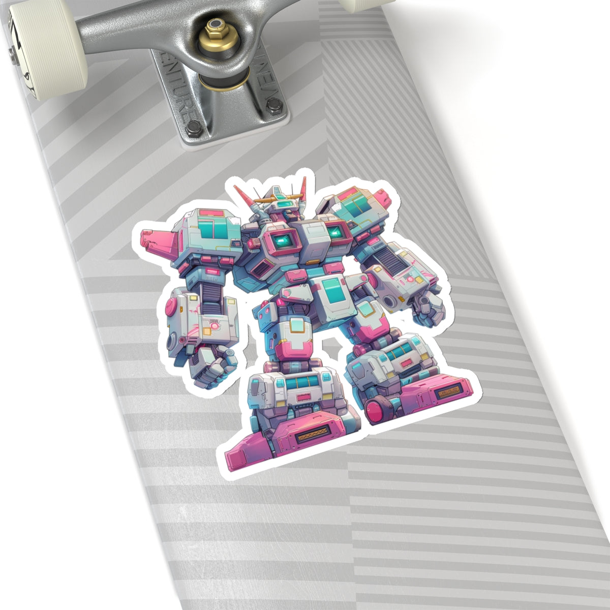 Retro Robot Blockade Sticker