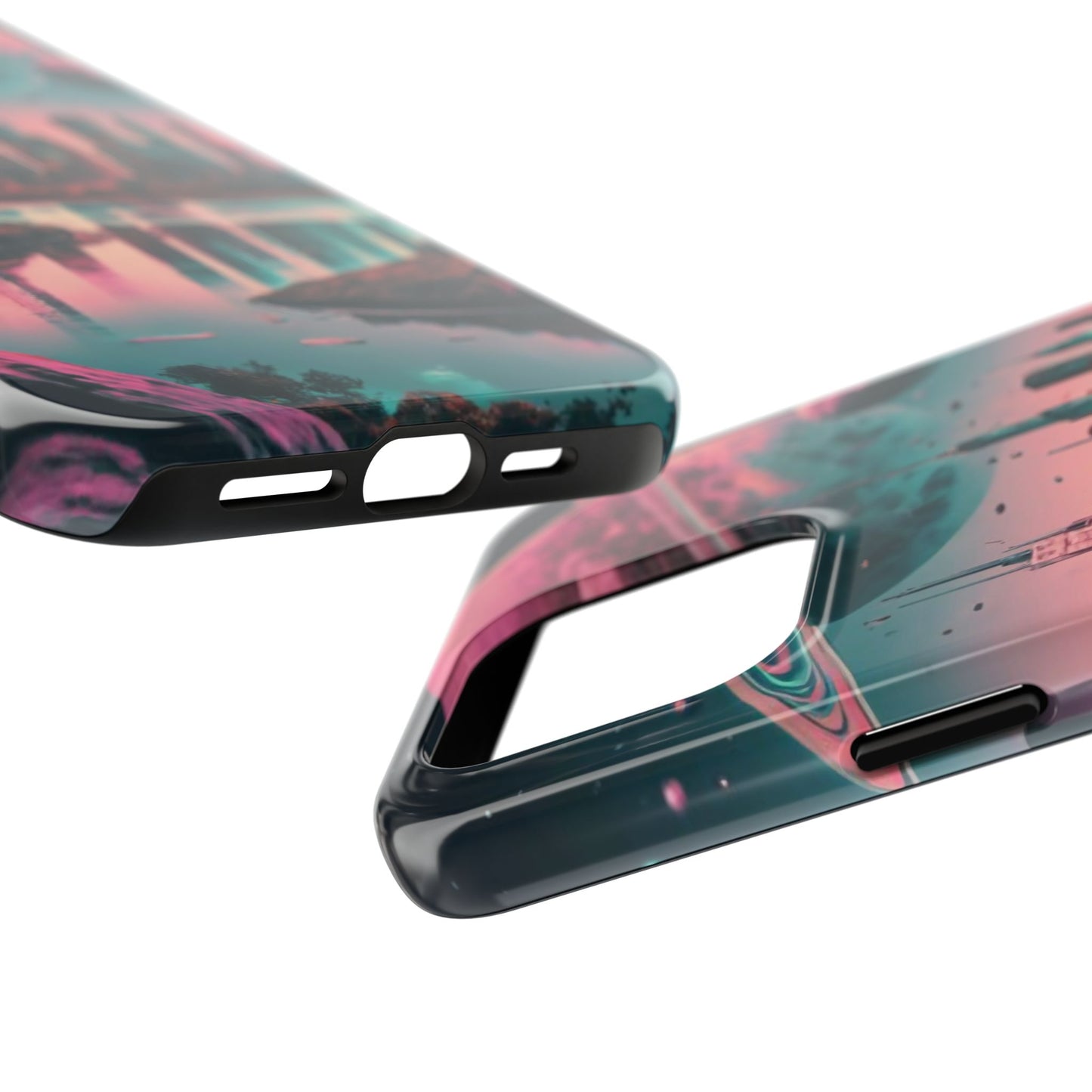 Celestial Cityscape Aerial View Tough Phone Case