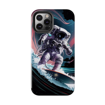 Cosmic Crest Astronaut Wave Rider Tough Phone Case