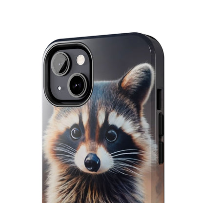 Abstract Raccoon Charm Tough Phone Case