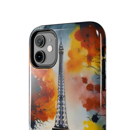 Watercolor Eiffel Twilight Defender Case