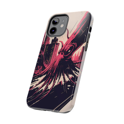 Kraken Rampage Cityscape Tough Phone Case