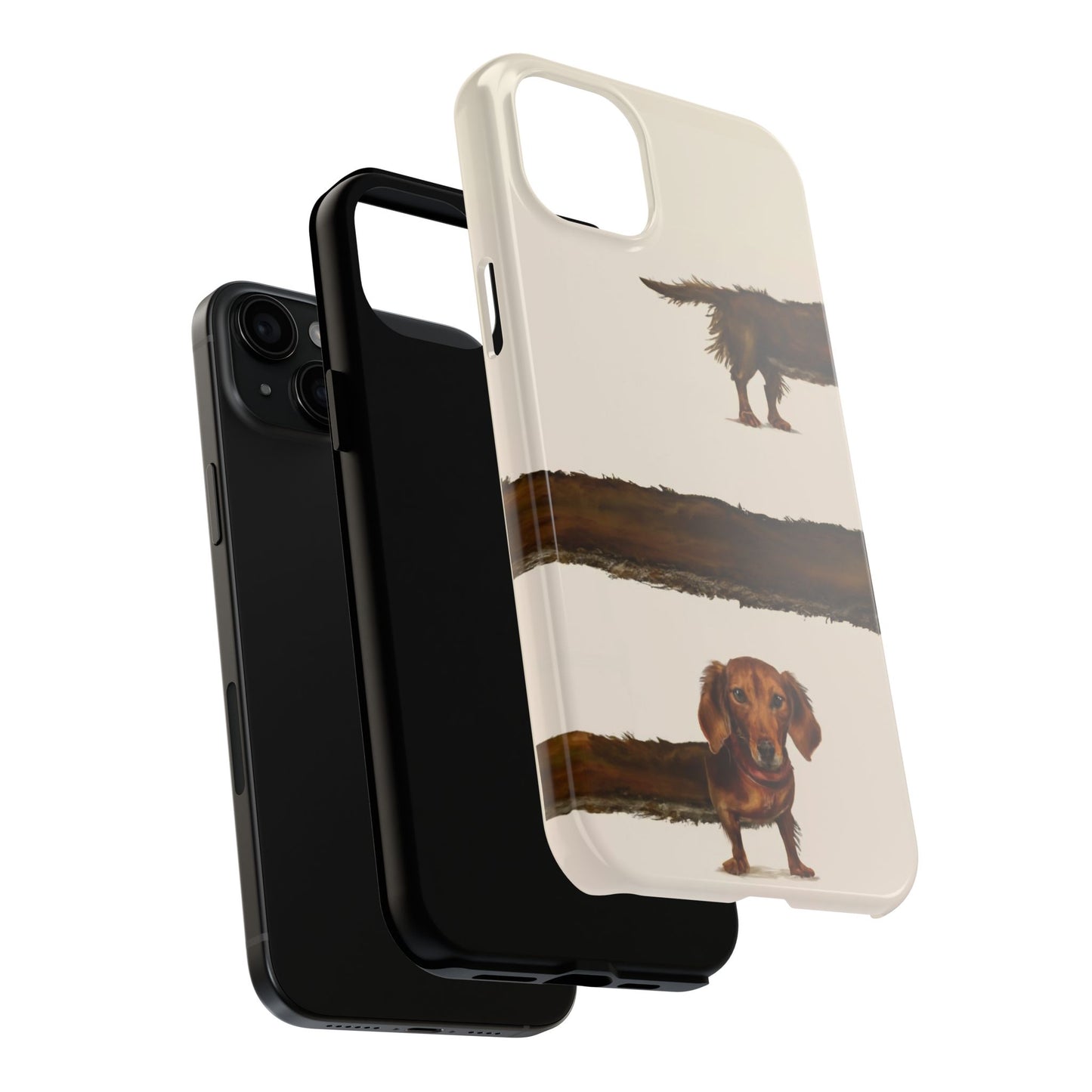 Wraparound Dachshund Long Dog Tough Phone Case