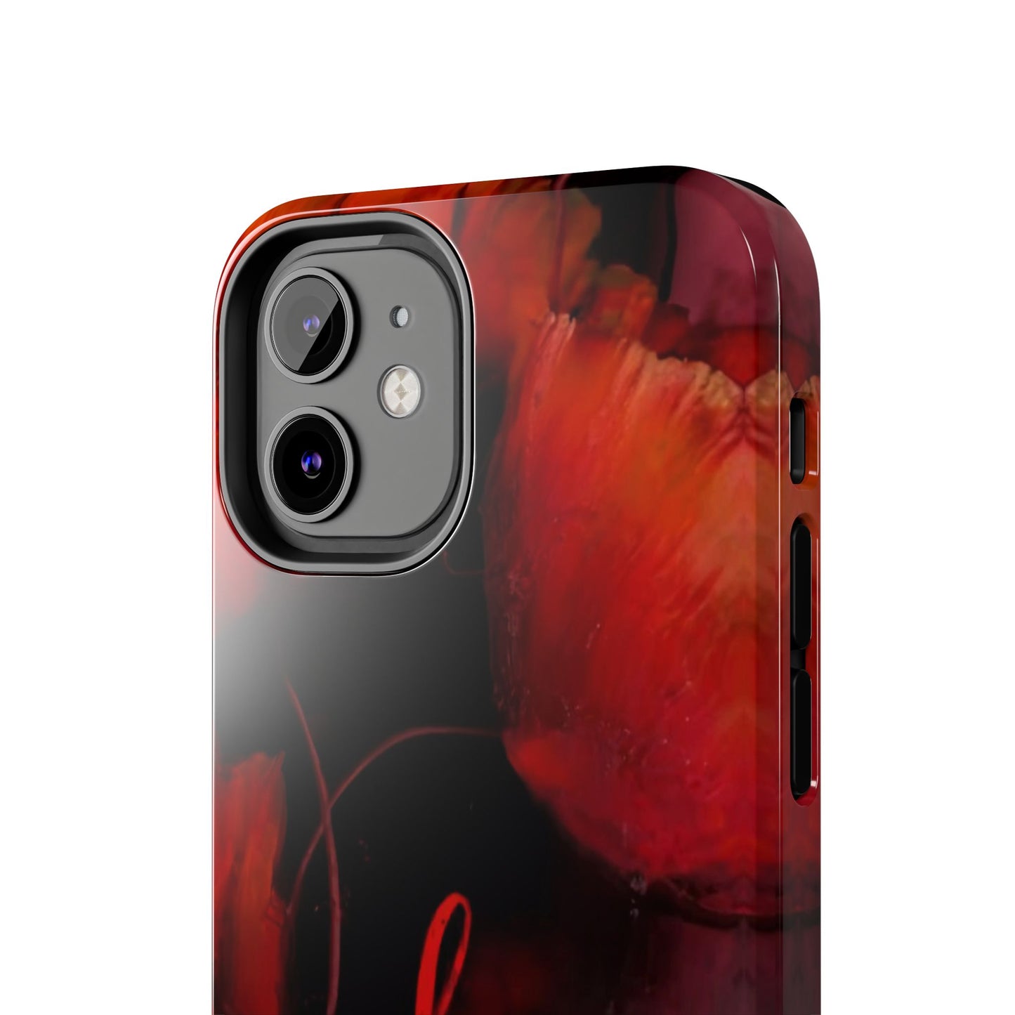 Crimson Love Blossoms Tough Phone Case