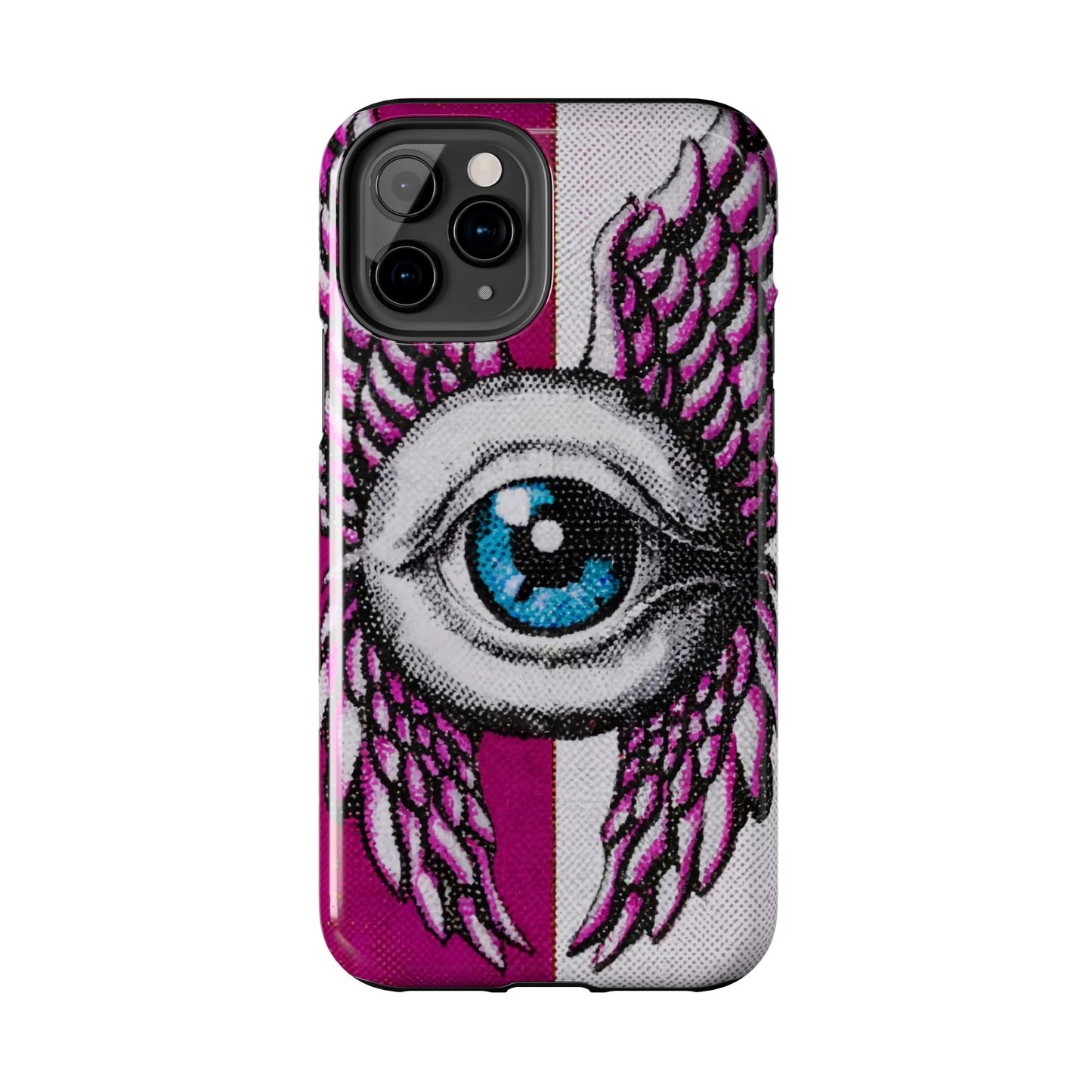 Dual-Tone Winged Eye iPhone Case