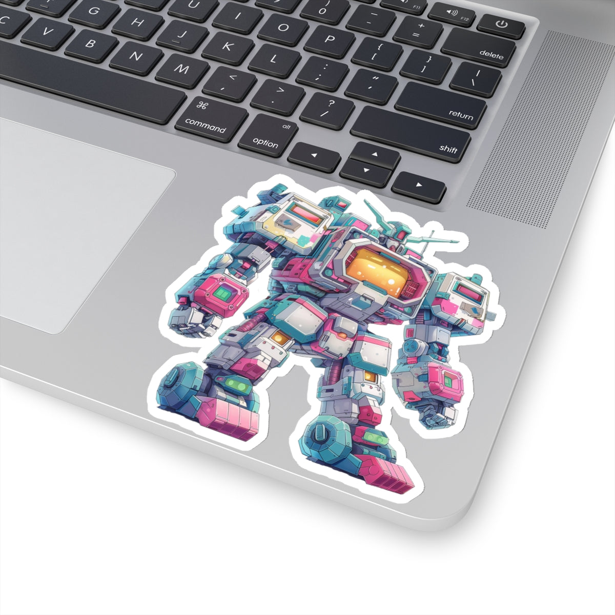 Pixelated Power Bot Sticker