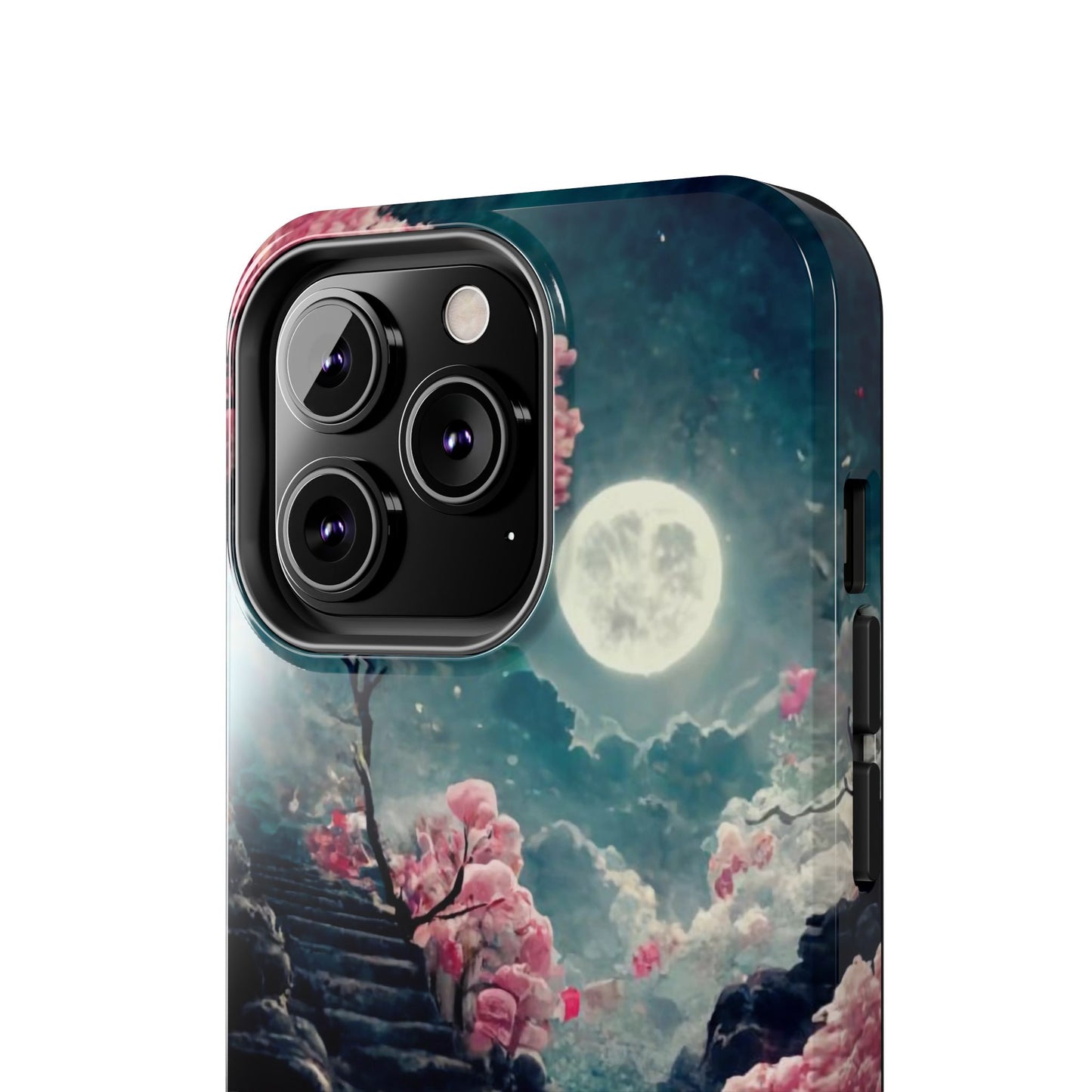 Mountain Path Cherry Blossoms Tough Phone Case