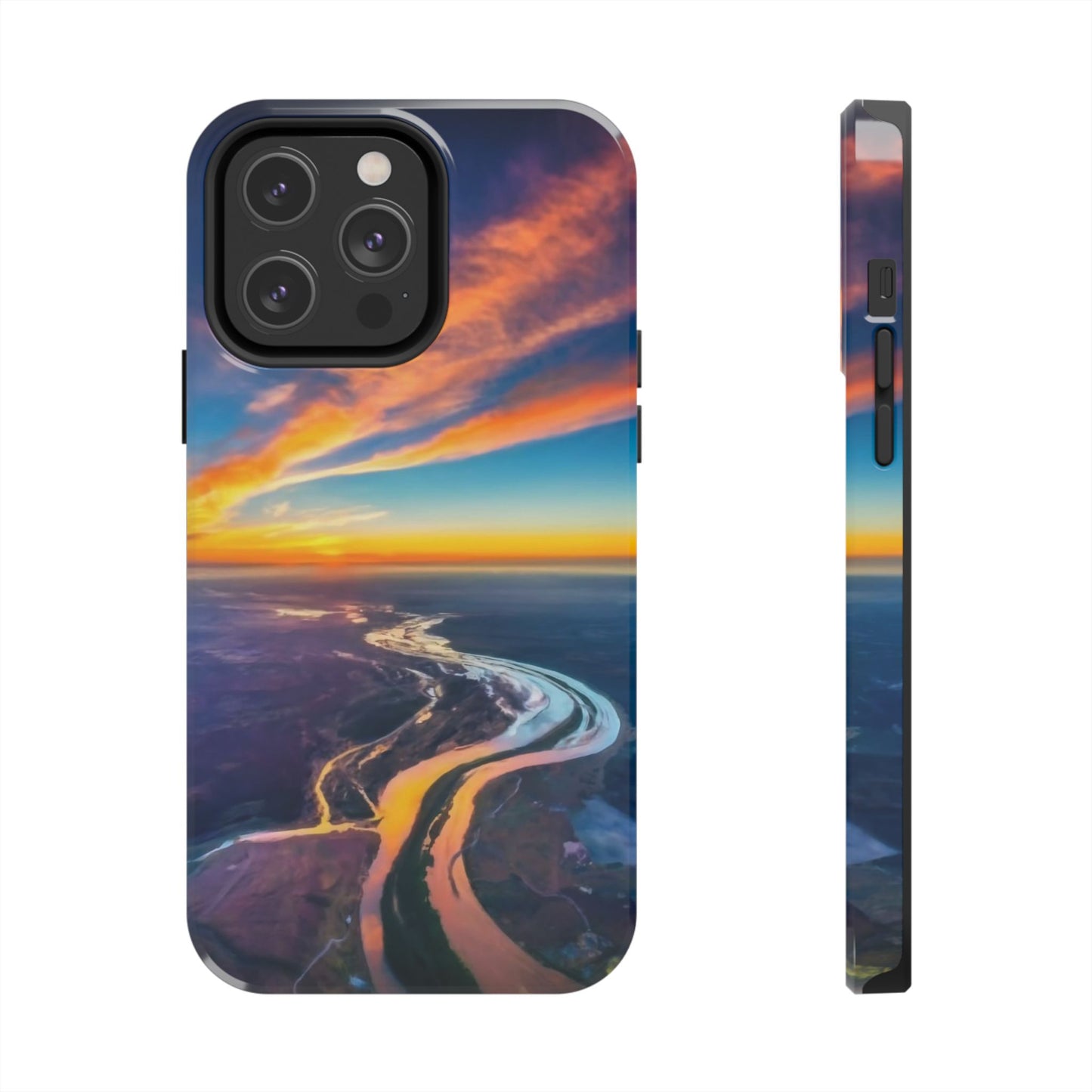 Celestial Sunset Earth View Tough Phone Case