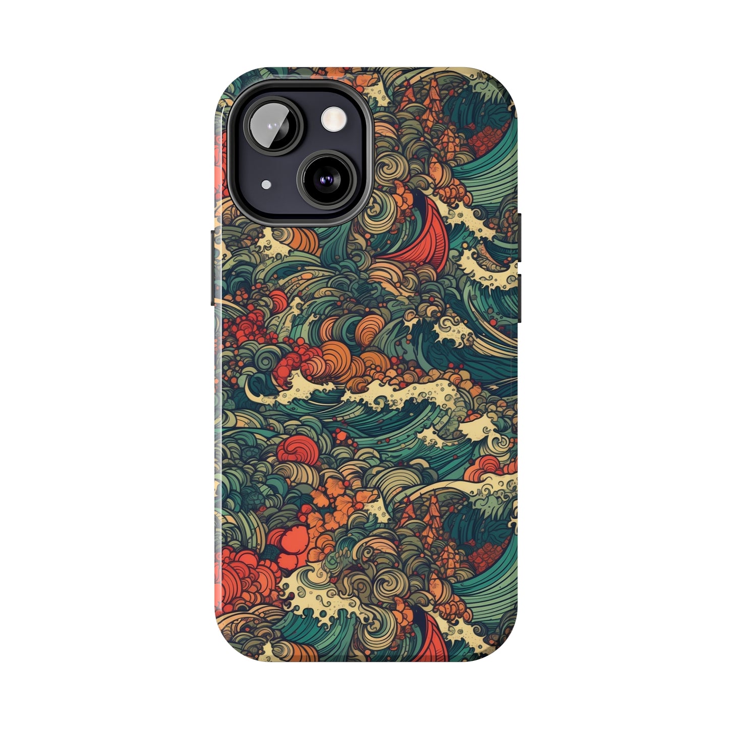 Electric Ocean - Wave of Colors - Tough Phone Cases