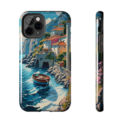 Coastal Dreamscape Boat Tough Phone Case