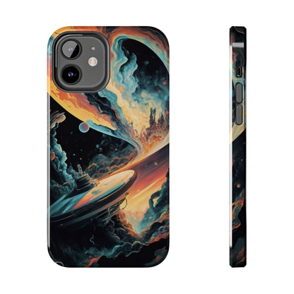 Retro Futuristic Space Odyssey Tough Phone Case