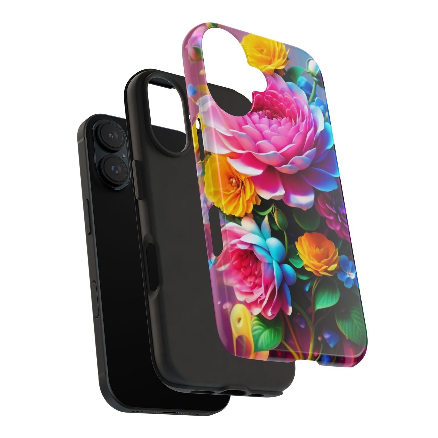 Vibrant Floral Splendor Tough Phone Case