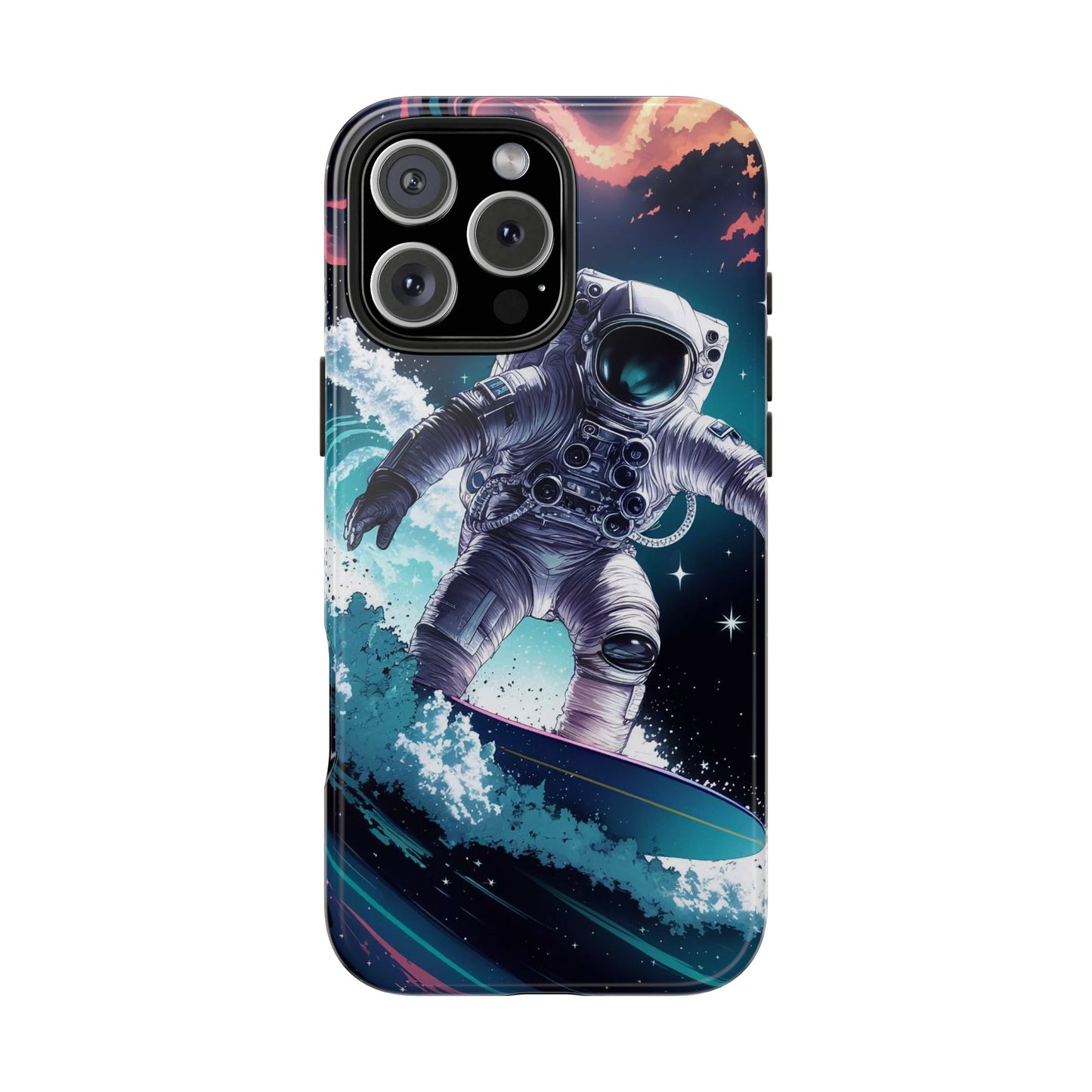 Space Surfer Astronaut Adventure Tough Phone Case