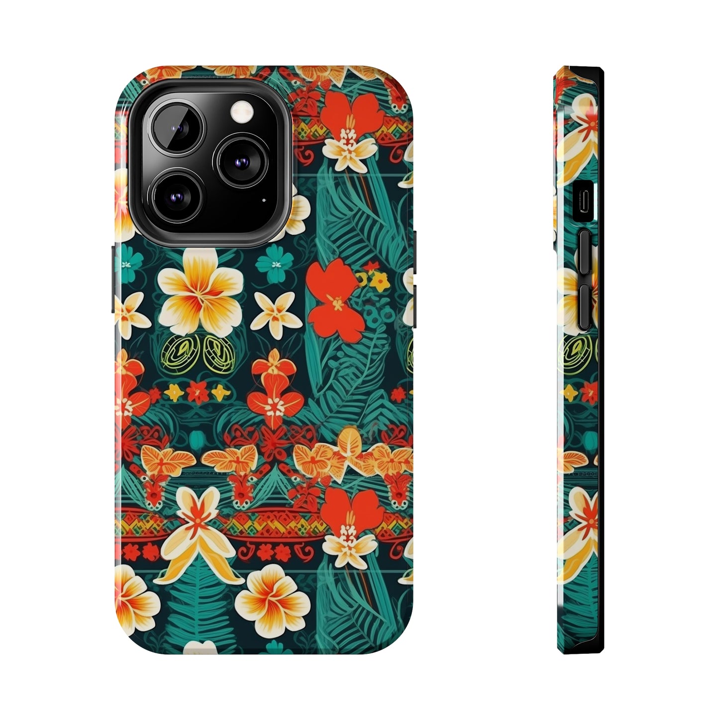 Hibiscus Haze - Hawaiian Tough Phone Case