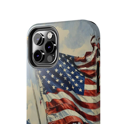 Tattered Glory American Flag Tough Phone Case