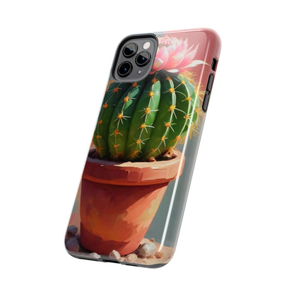 DesertBloom Terracotta Cactus Tough Phone Case