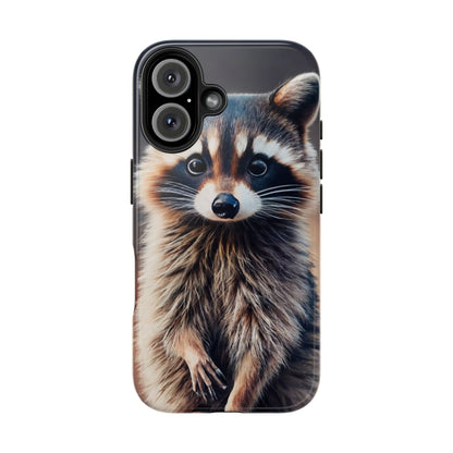 Abstract Raccoon Charm Tough Phone Case